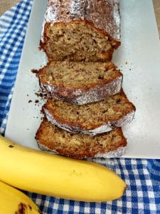 Banana Bread on a plate 