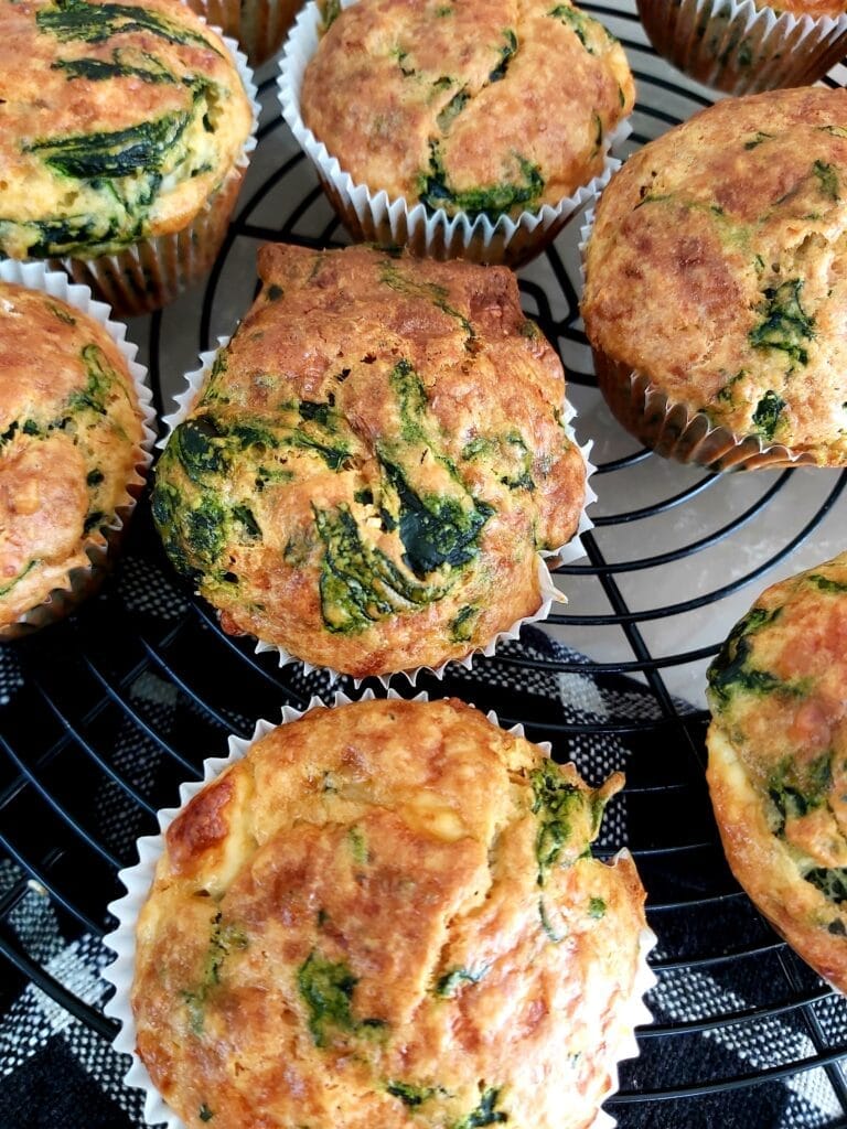 Spinach Feta Muffins - A Cup Full of Sprinkles