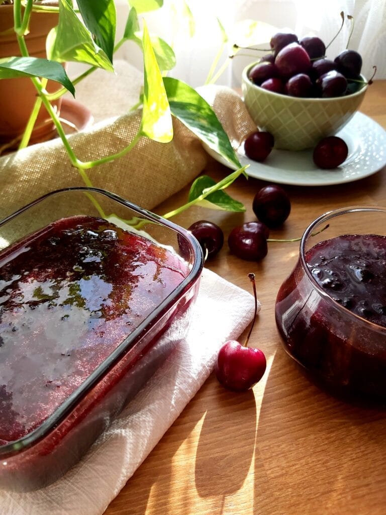 Homemade Cherry Jam - A Cup Full of Sprinkles