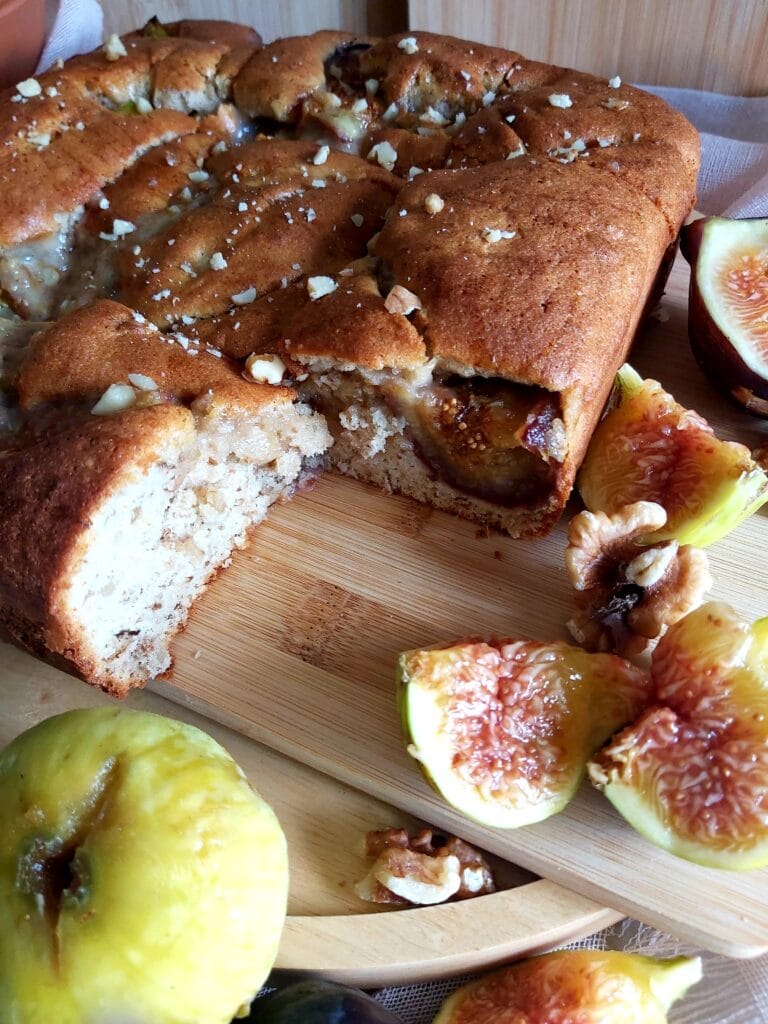 Fig and Walnut Honey Cake - A Cup Full of Sprinkles