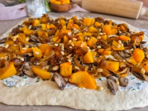 Autumn veggie roll filling 